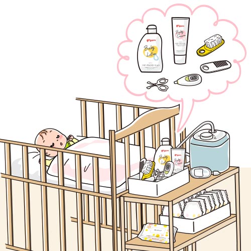 赤ちゃんが過ごすための部屋づくり、いつ頃から、何を準備した？