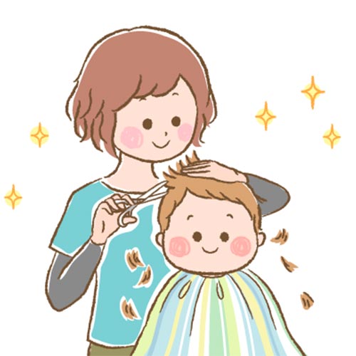 赤ちゃんのヘアカット、いつごろから、どのように始めている？