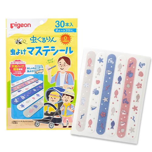 虫くるりん　虫よけマステシール　30本入