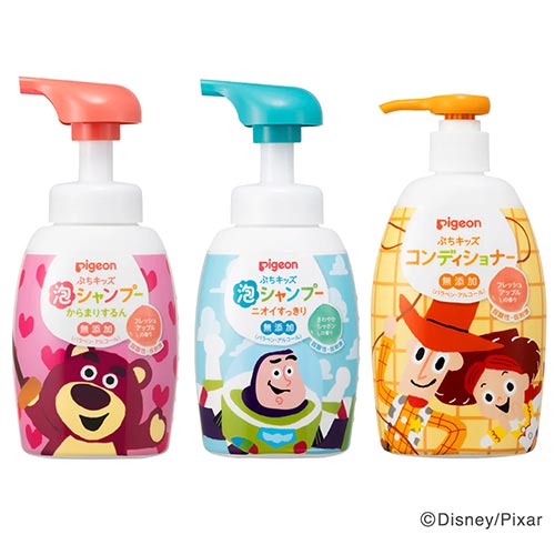 ぷちキッズ泡シャンプー・コンディショナー 300ml 数量限定ディズニーボトル