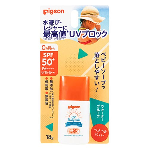 UVベビーミルク　ウォータープルーフ　SPF50＋ PA++++ 18g