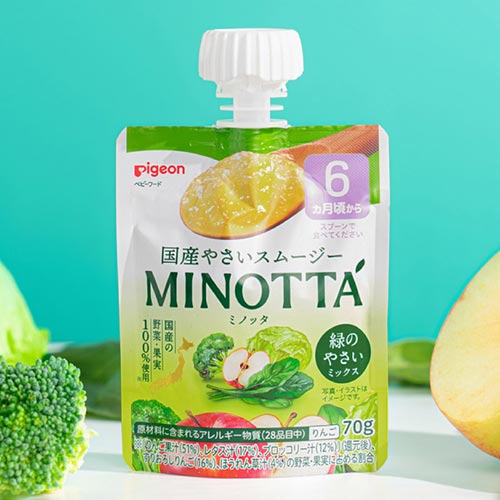 MINOTTA（ミノッタ）　国産やさいスムージー 緑のやさいミックス