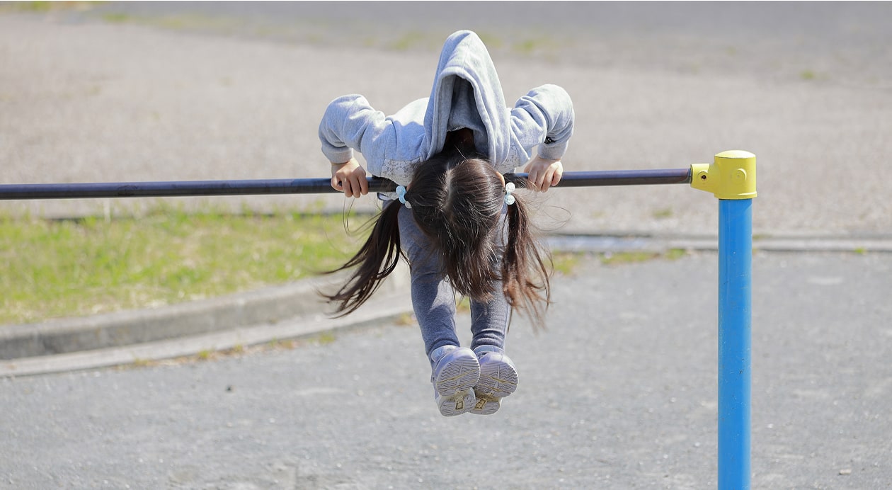 かけっこをするお子様