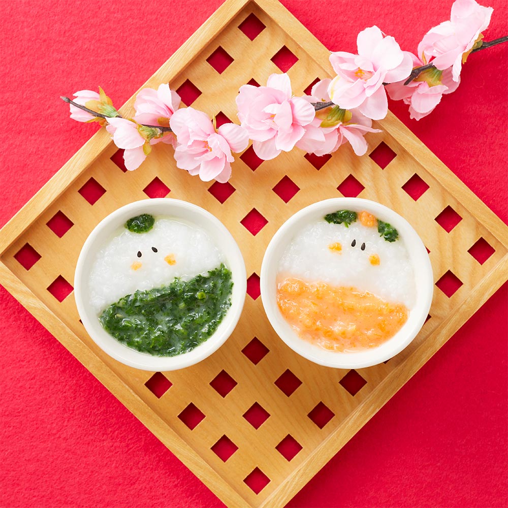 ほっこりお野菜おかゆのひなまつり