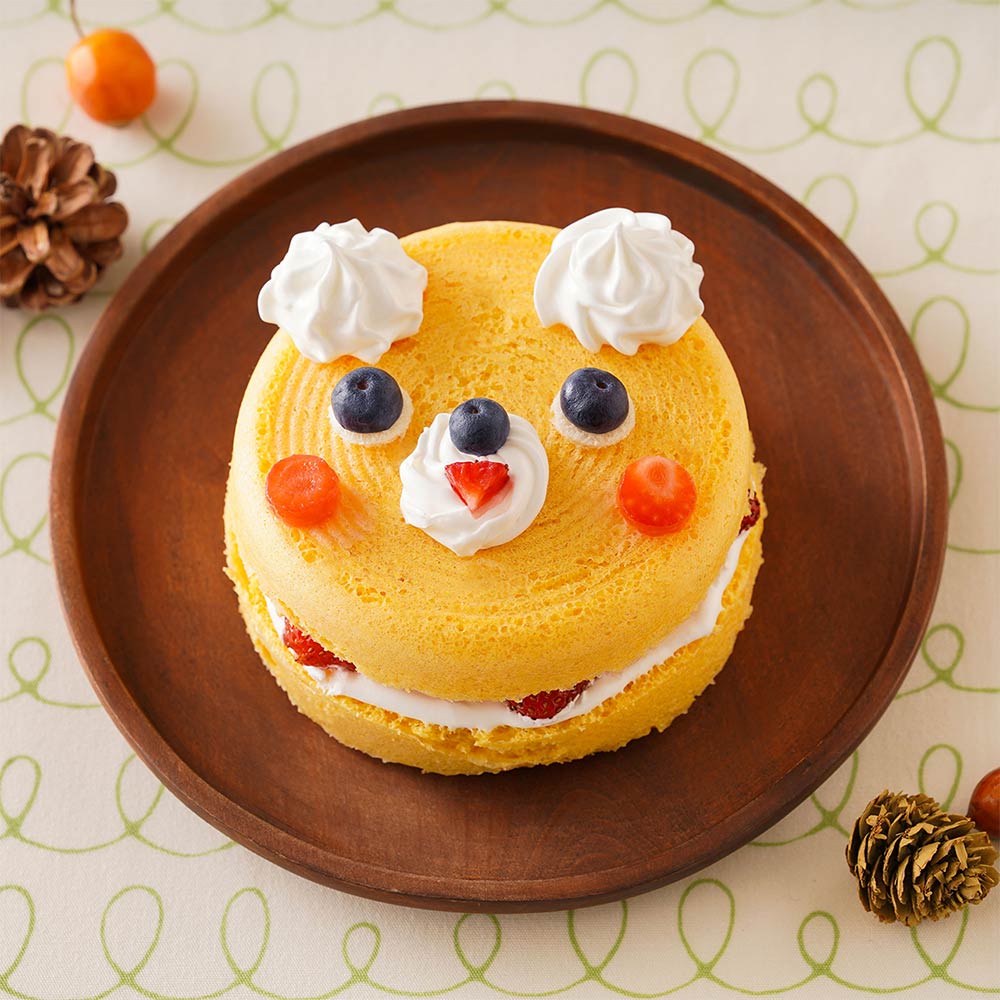 かぼちゃくまちゃんケーキ