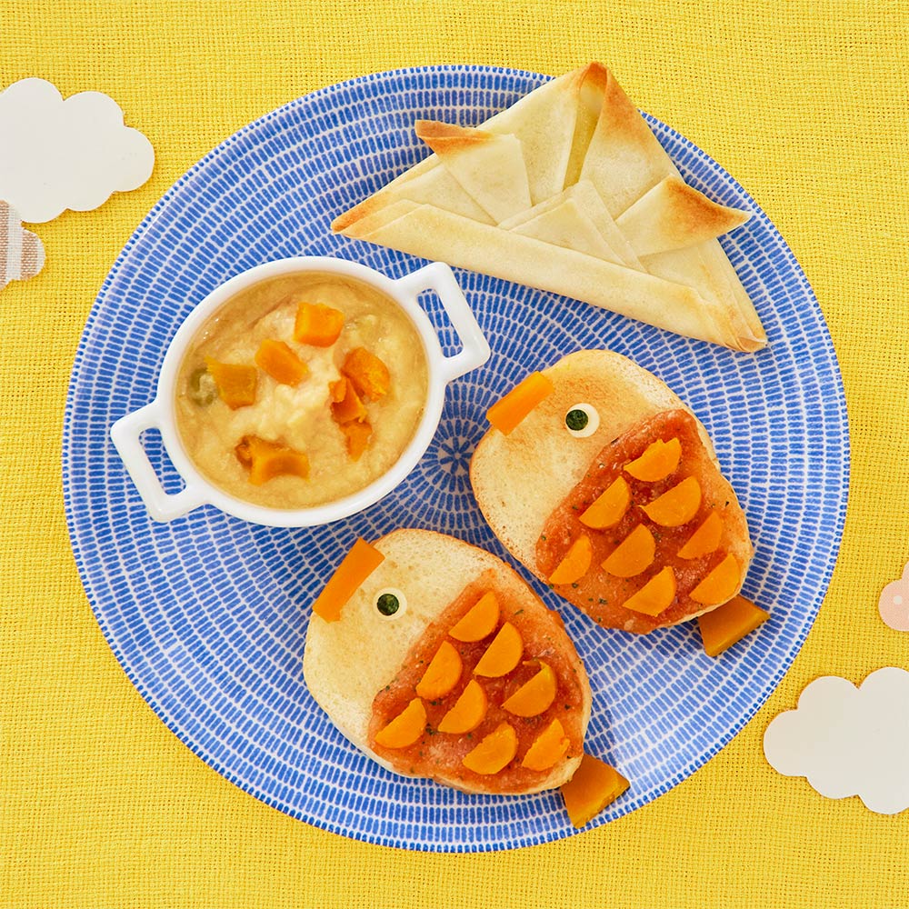 1才4ヵ月頃～こどもの日 かぶと春巻きのランチ