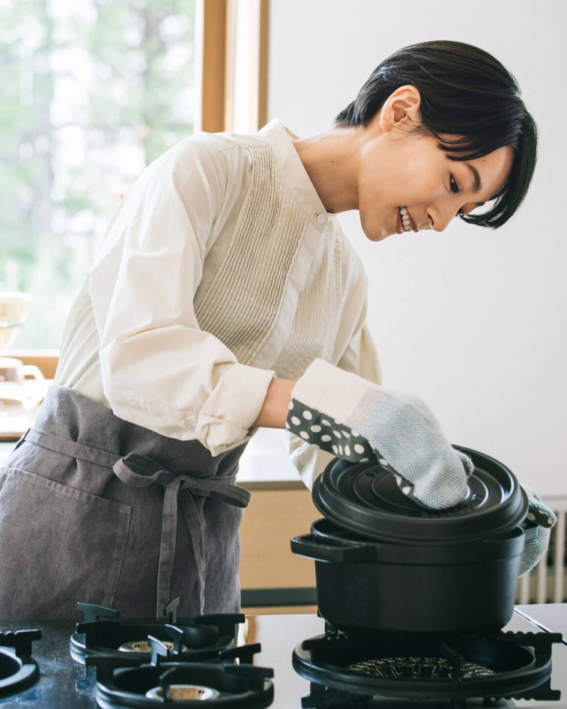 無水レシピと - 最近、凝っている無⽔調理。もうすぐ、ごはんの時間だからね。