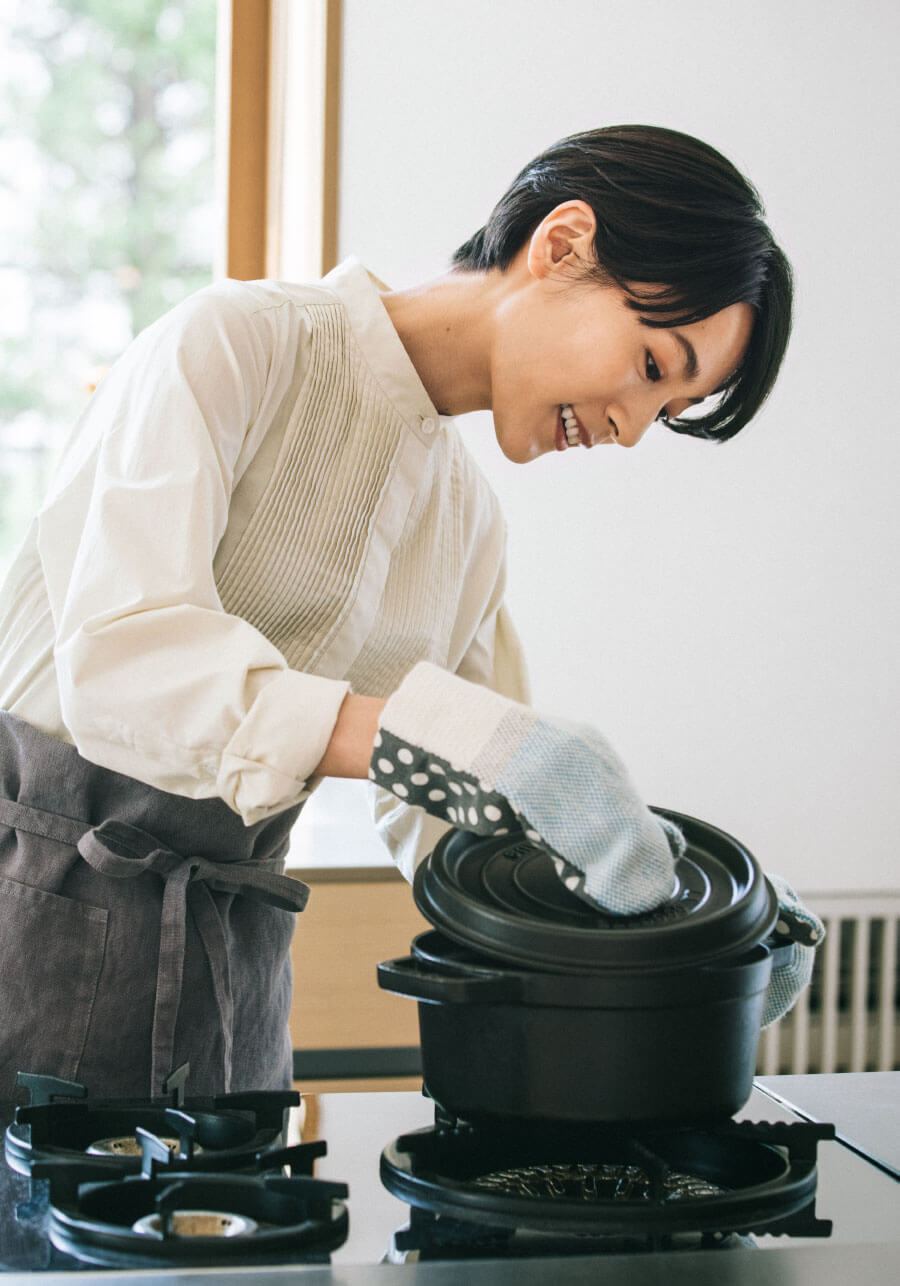 無水レシピと - 最近、凝っている無⽔調理。もうすぐ、ごはんの時間だからね。