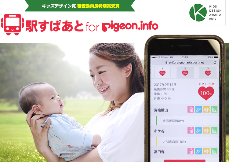 駅すぱあと For Pigeon Info ママのはじめてサポートサイト ピジョンインフォ