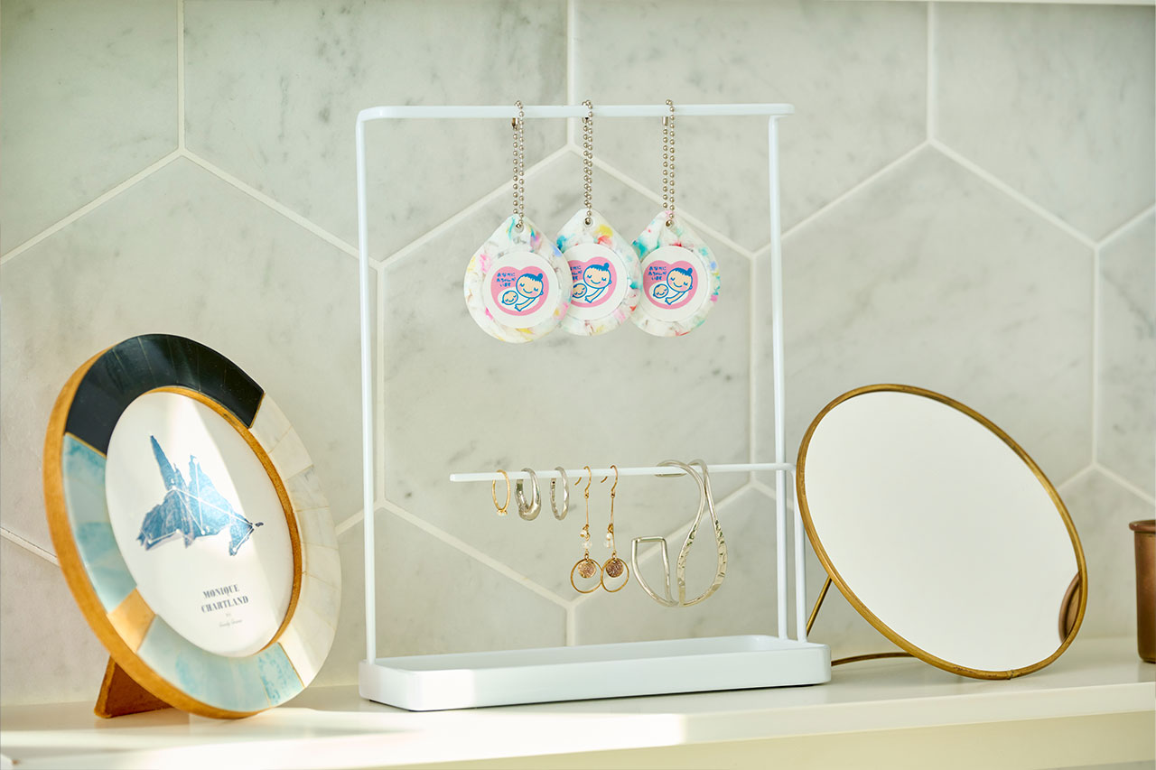 飾られたマタニティマーク