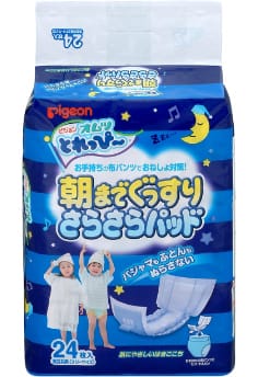 ピジョン オムツ とれっぴ〜 お手持ちの布パンツでおねしょ対策 朝までぐっすりさらさらパッド 商品写真